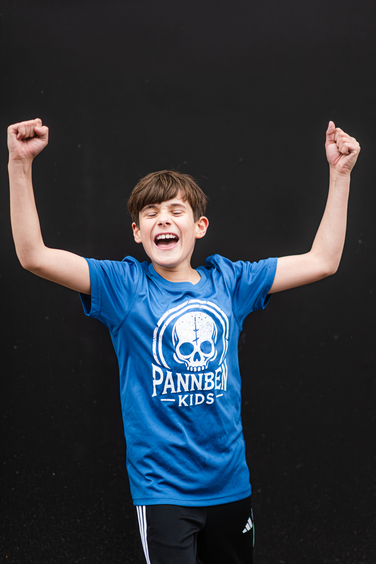 Pannben Kids deltagare jublar