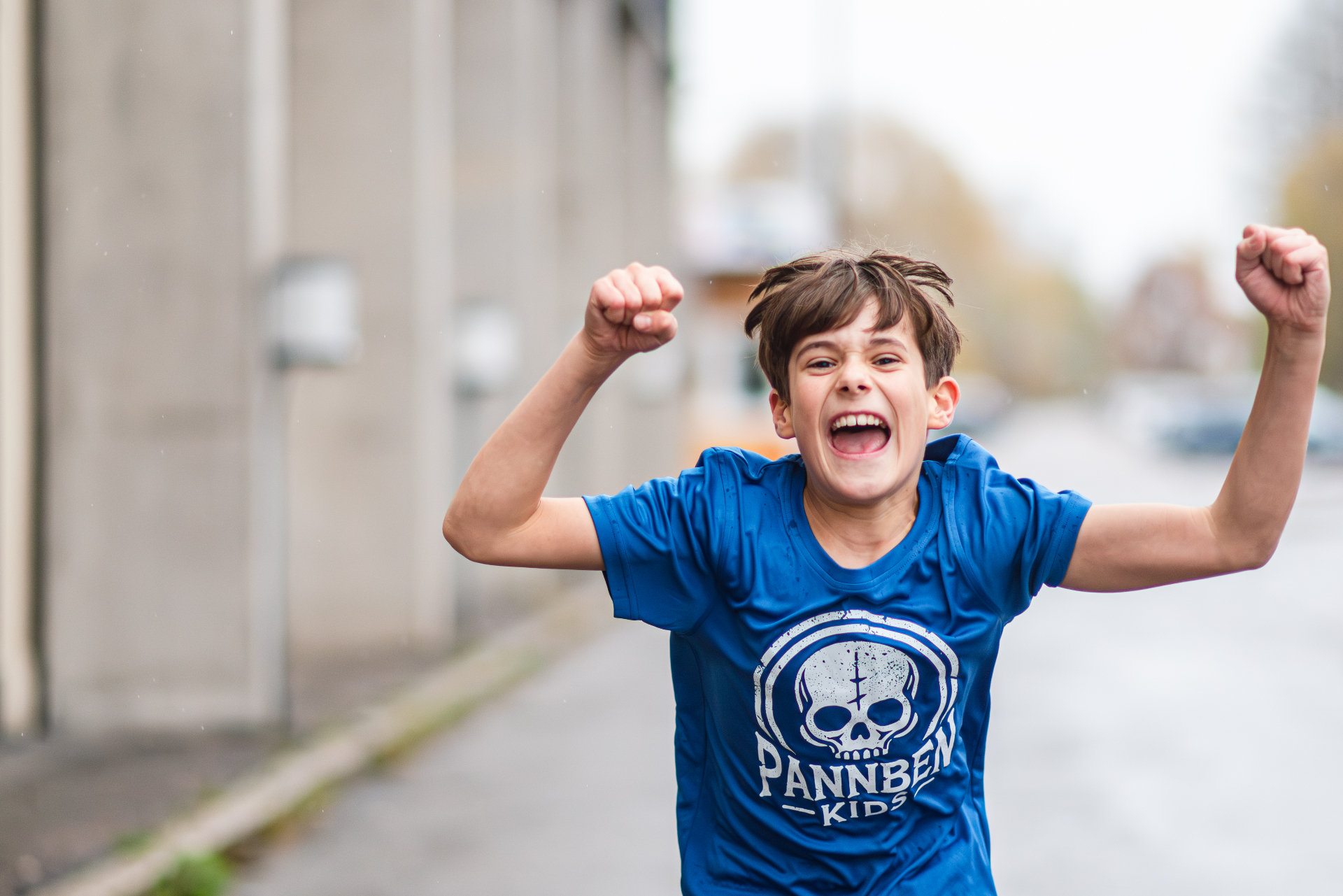 Pannben Kids participant celebrating